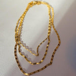 Load image into Gallery viewer, Mariner Chain - Gold Steel Necklace - Waterproof Necklace
