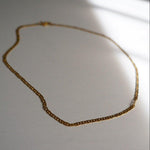 Load image into Gallery viewer, Mariner Chain - Gold Steel Necklace - Waterproof Necklace
