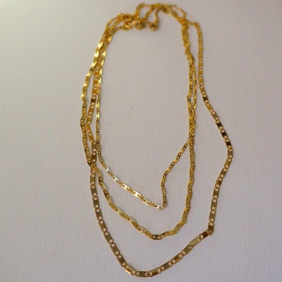 Mariner Chain - Gold Steel Necklace - Waterproof Necklace