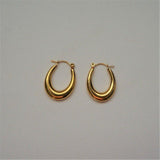 Moon Huggies - Gold Huggie Earrings - Waterproof Earrings