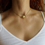 Load image into Gallery viewer, Naiad by SVE Jewels | Pearl Charm Necklace | Waterproof Necklace
