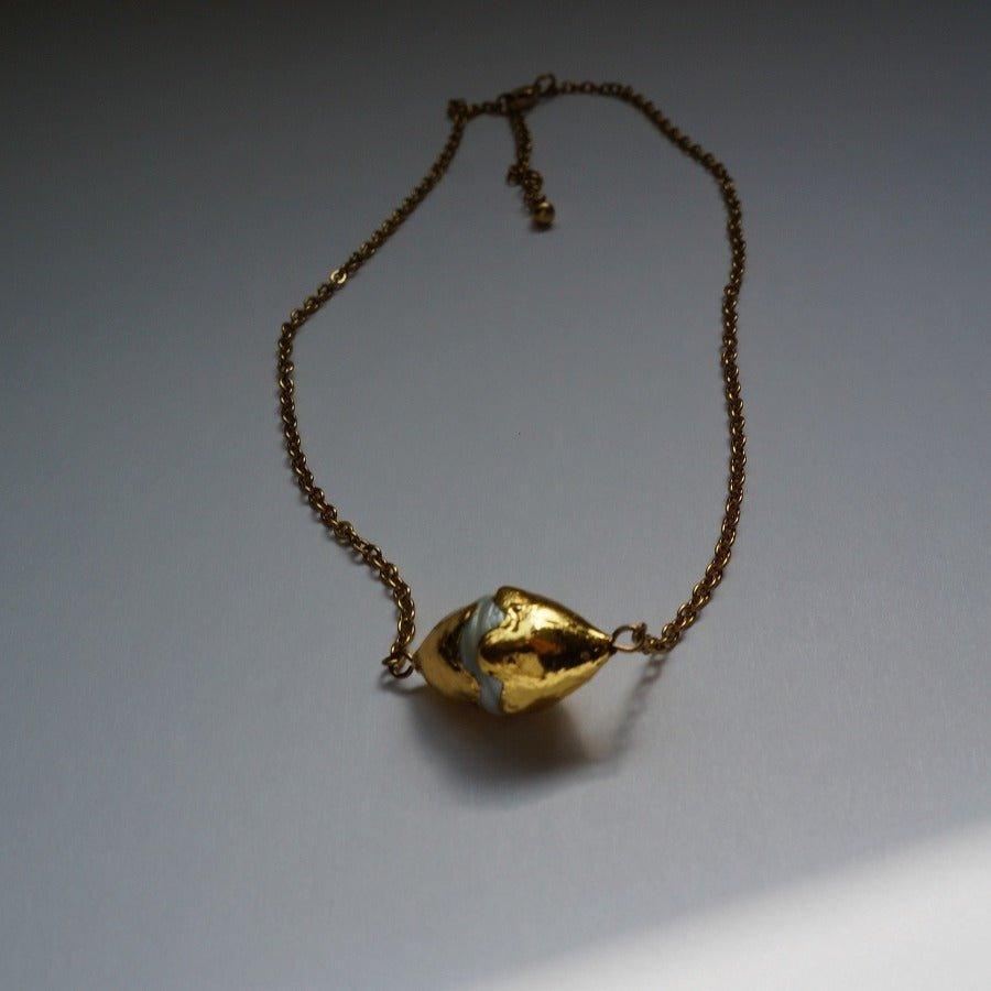 Naiad by SVE Jewels | Pearl Charm Necklace | Waterproof Necklace