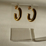 Chunky Hoops by SVE Jewels | Gold Hoop Earrings | Waterproof Earrings