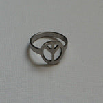 Load image into Gallery viewer, Peace Sign Ring - Meaningful Ring - Waterproof Rings Canada
