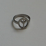Peace Sign Ring - Meaningful Ring - Waterproof Rings Canada