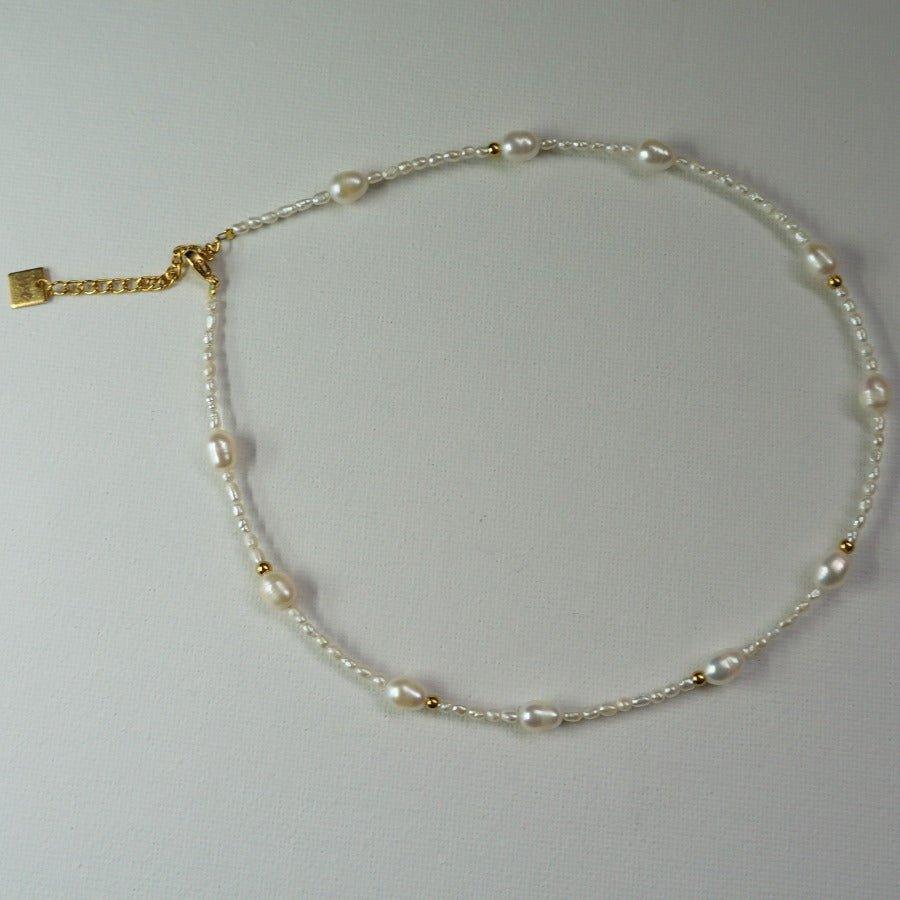 Perlita Necklace | Pearl Necklace | Freshwater Pearl Jewelry