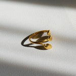 Load image into Gallery viewer, Ray Ring by SVE Jewels | 18K Gold Statement Ring | Waterproof Women&#39;s Ring
