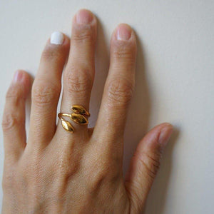 Ray Ring by SVE Jewels | 18K Gold Statement Ring | Waterproof Women's Ring