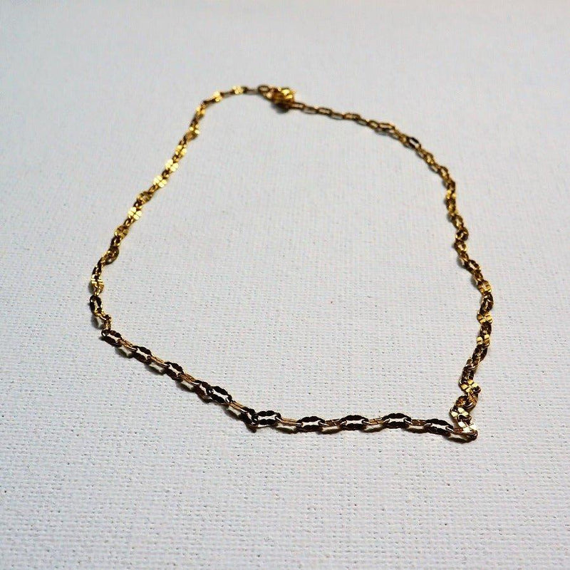 Sequin Choker by SVE Jewels | Dainty Gold Necklace | Waterproof Necklace