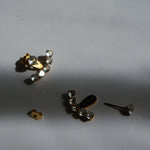 Load image into Gallery viewer, Sharon Studs by SVE Jewels | 18K Gold Ear Jackets | Waterproof Studs
