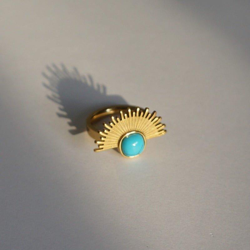 Sky Ring by SVE Jewels | Turquoise Ring | Waterproof Rings