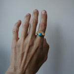 Load image into Gallery viewer, Sky Ring by SVE Jewels | Turquoise Ring | Waterproof Rings
