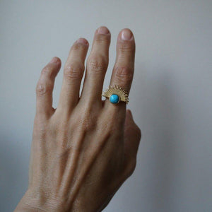 Sky Ring by SVE Jewels | Turquoise Ring | Waterproof Rings