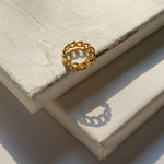 Load image into Gallery viewer, Spencer Ring - Curb Chain Ring Gold - Waterproof Rings Canada
