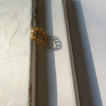 Load image into Gallery viewer, Spencer Ring - Curb Chain Ring Gold - Waterproof Rings Canada
