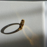 Star City Ring - 18K Gold Steel Ring - Waterproof Rings Canada