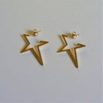 Load image into Gallery viewer, Star Studs - 18K Gold Steel Earrings - Waterproof Earrings Canada
