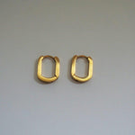 Load image into Gallery viewer, Taylor - 18K Gold Paperclip Earrings - Waterproof Earrings
