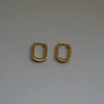 Load image into Gallery viewer, Taylor - 18K Gold Paperclip Earrings - Waterproof Earrings
