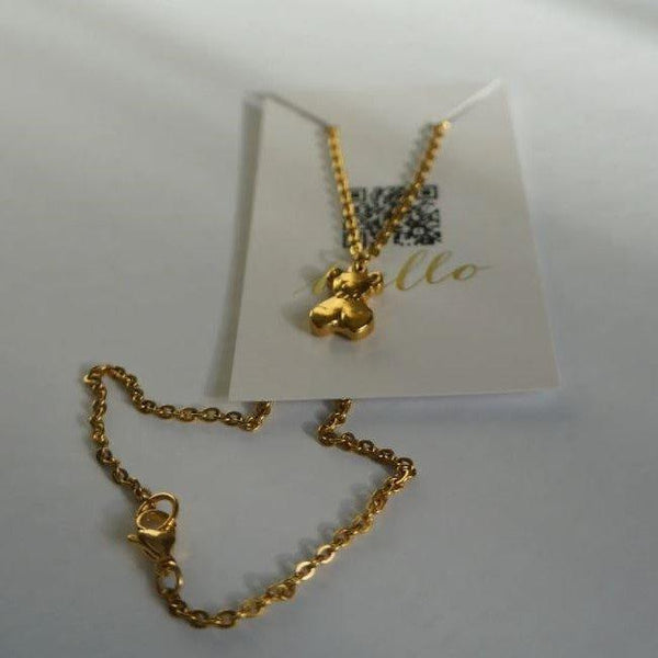Teddy bear gold pendant – Princess Jewellery