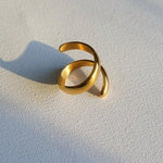 Load image into Gallery viewer, Yours Truly Ring - Gold Steel Ring - Waterproof Rings Canada
